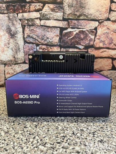 Магнитола Bos-mini BOS-A659D pro 4+64 Gb carplay