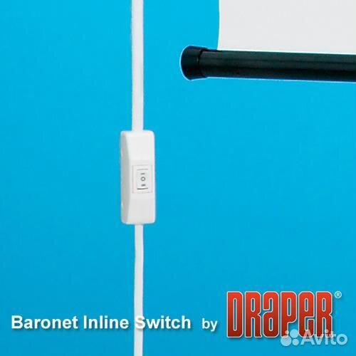 Экран моторизированный Draper Baronet 213x213