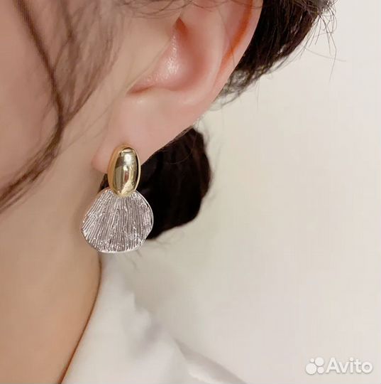Серьги вечерние новые
