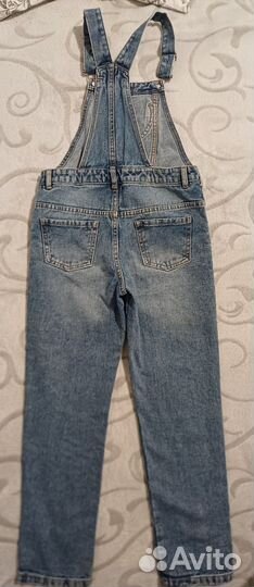 Джинсовый комбинезон для девочки 140
