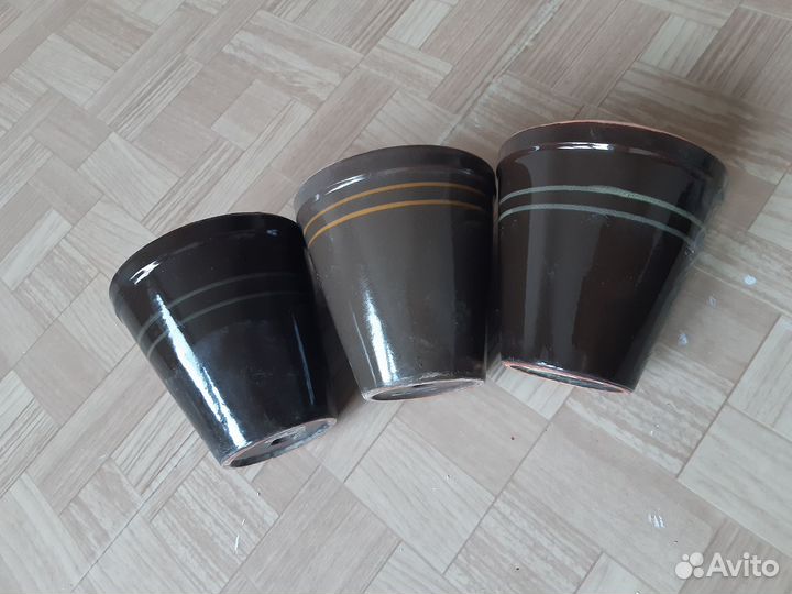 Цветочные горшки бу