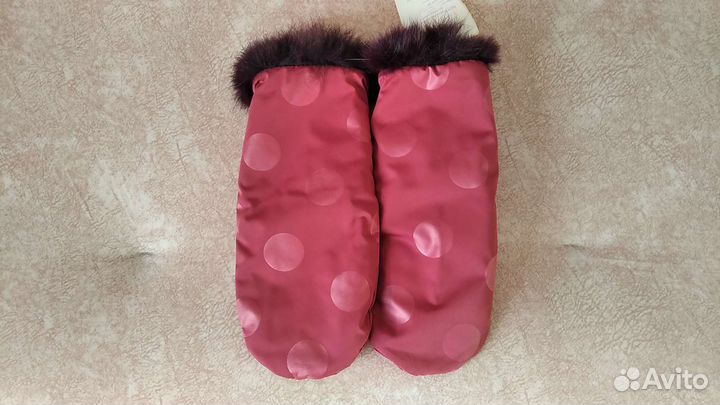 Варежки рукавицы новые непромокаемые кролик