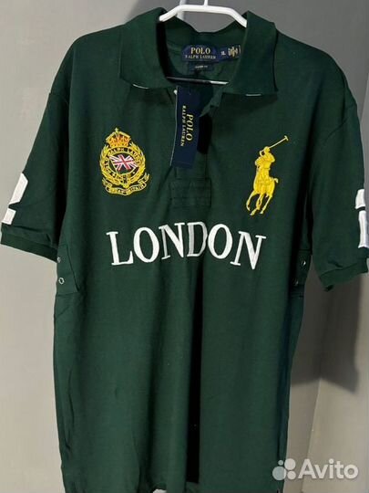 Поло Ralph Lauren London City Зеленое