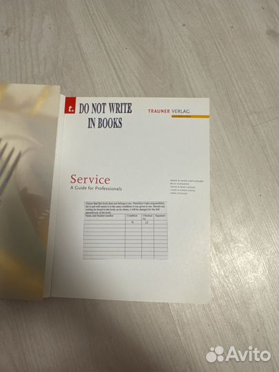 Service a guide for professionals