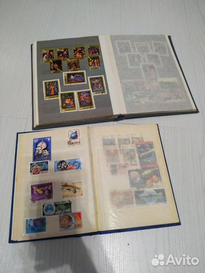 2 альбома с марками