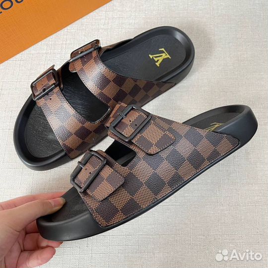 Мужские шлепанцы louis vuitton