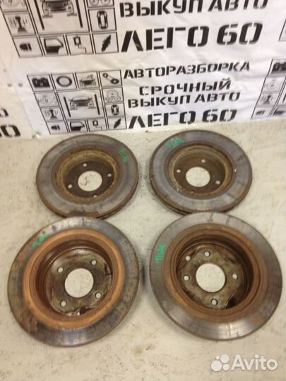 Диск тормозной задний nissan tiida C11 2007