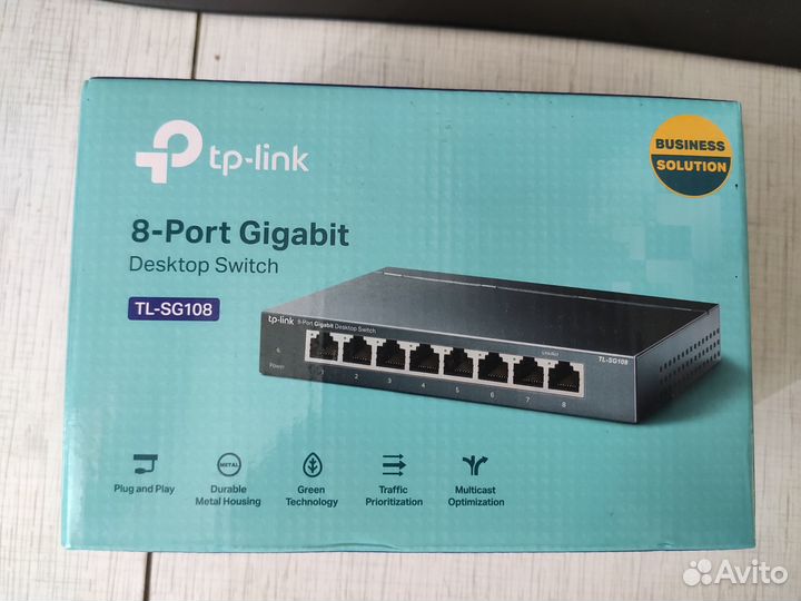 Свич коммутатор TP-Link TL-SG108