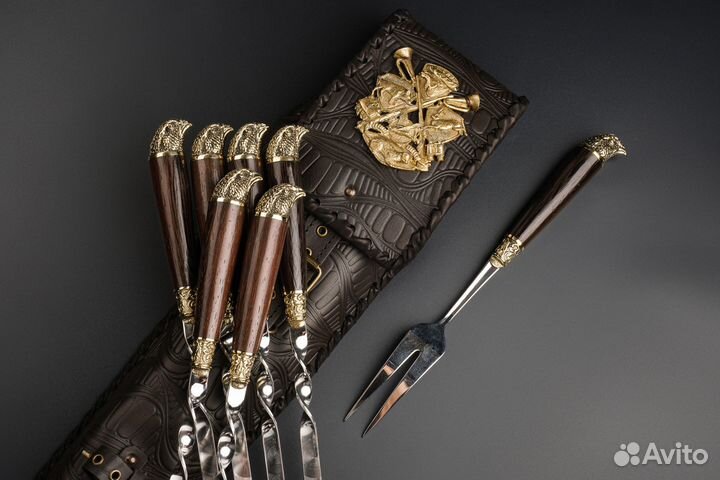 Подарочные шампура в чехле