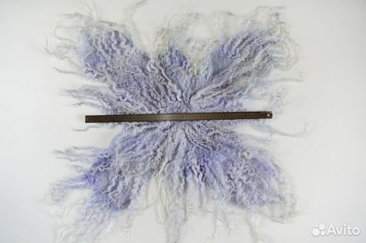 Валяный коврик из шерсти