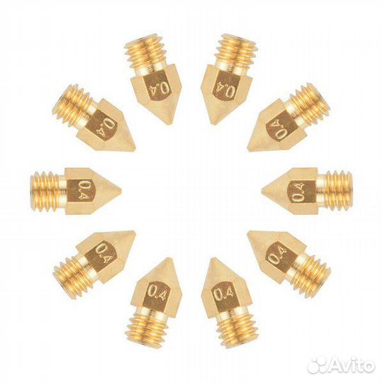 Сопло для 3D принтера Anycubic I3 Mega латунь 0,4