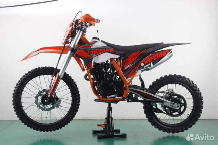 Мотоцикл promax inferno 380 оранжево-черный