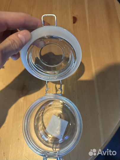 Банки стеклянные круглые 500мл с крышкой