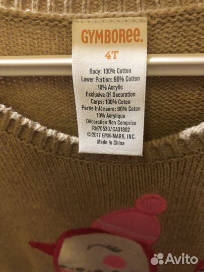 Платье gymboree 4+