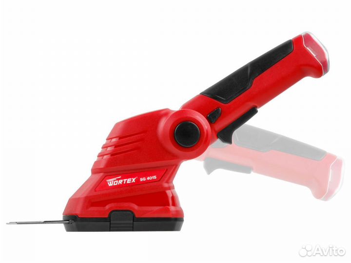 Аккум. ножницы сад wortex + насадка кусторез