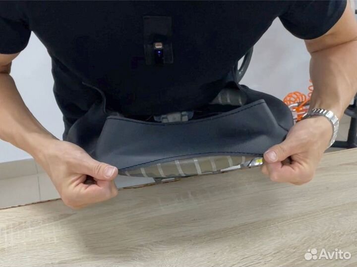 Оплетка на руль Toyota Corolla E150 кож. руль