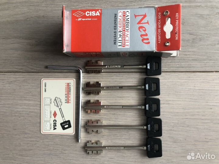 Ключи для перекадировки Cisa NEW Cambio Facile