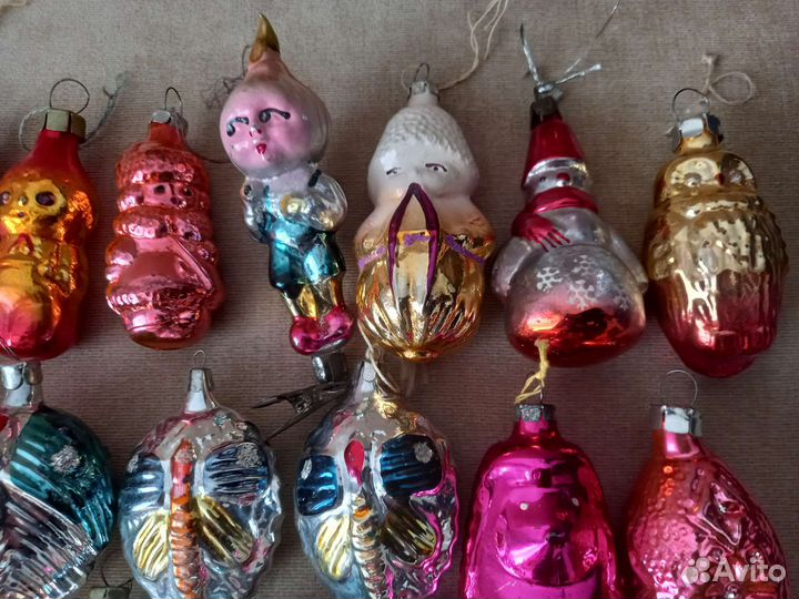 Елочные игрушки СССР
