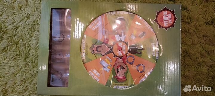 Настольная игра алкогольная Колесо жажды