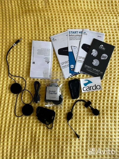Мотогарнитура cardo Spirit HD single