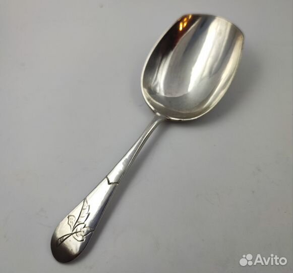 Серебряная ложка для сахара Российская Империя