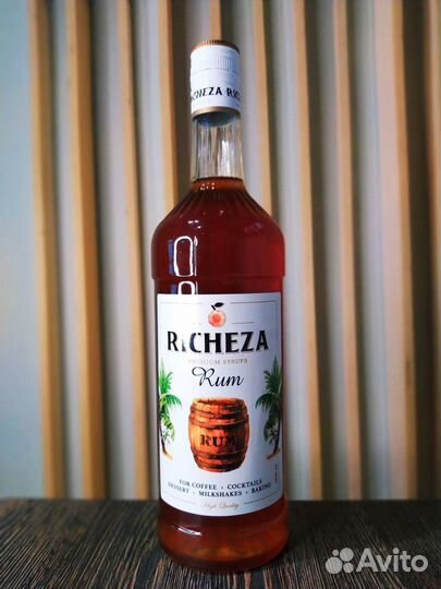 Сироп richeza Карибский ром 1л