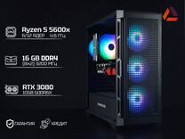 Игровой пк Ryzen 5600x, RTX 3080, DDR4 16GB, NVMe