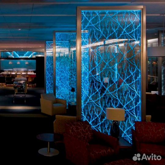 Световые занавесы оптоволоконные перегородки