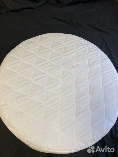 Матрас детский круглый с не промок.наматрасником