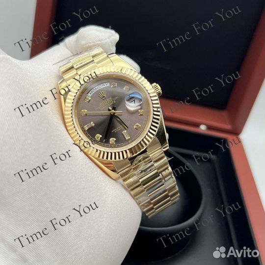 Часы мужские серые Rolex Day-Date