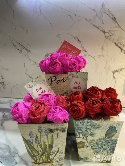 Цветы ручной работы