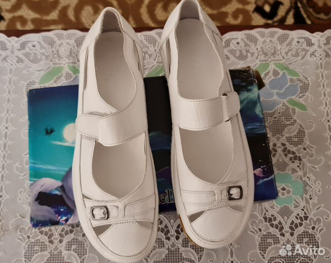 Туфли осенне-летние.новые.39 раз.нат.кожа.легкие