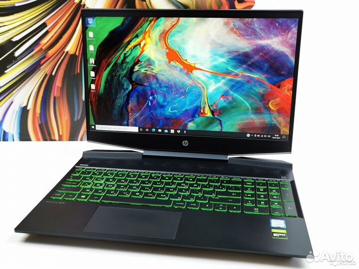 Монстр HP 8 ядер i5-9300H 16Gb SSD 512Gb GTX1050