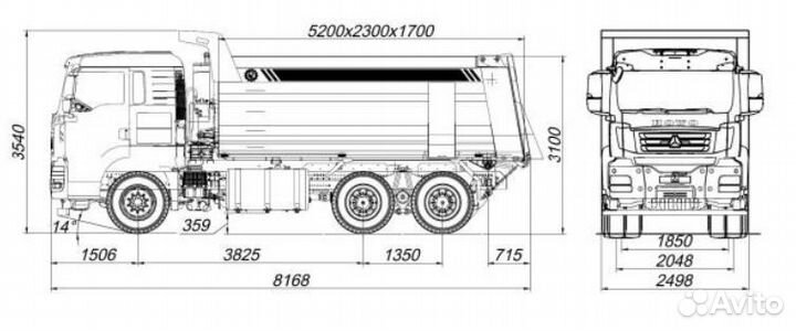 Howo T5G 6х4, 2024