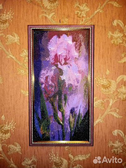 Картина стразами Ирис