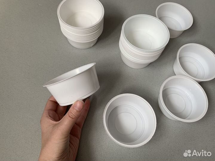 Пластиковые стаканчики для рассады Мини горшки