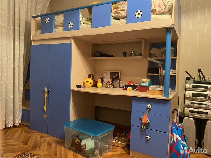 Детская 2х ярусная кровать