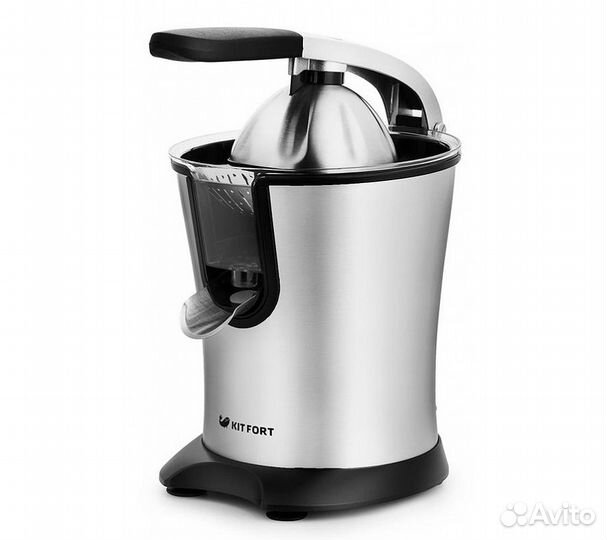Соковыжималка цитрусовая Kitfort KT-1108 160Вт сер