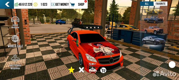 Машины в кар паркинг