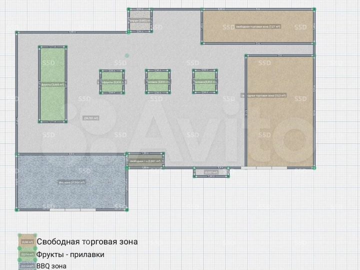 Сдам торговое помещение, 75 м²