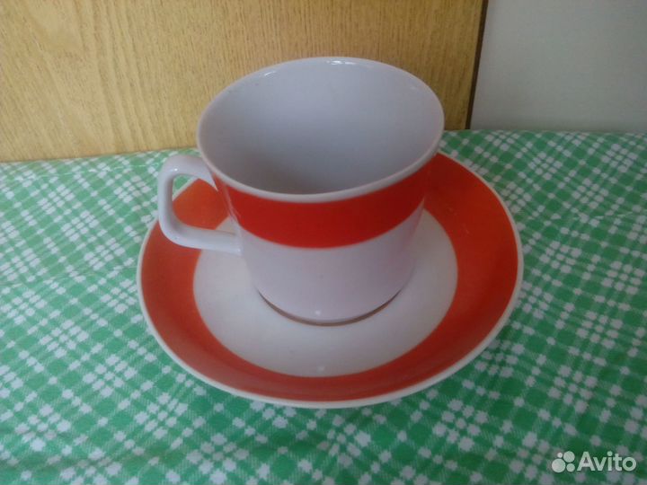 Фарфоровые чайные пары - 6 шт. Полонное СССР