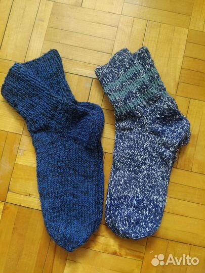 Носки ручной вязки теплые