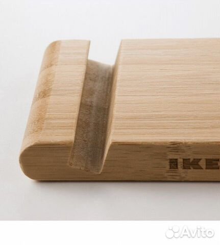 Подставка для телефона IKEA Бергенес из бамбука объявление продам