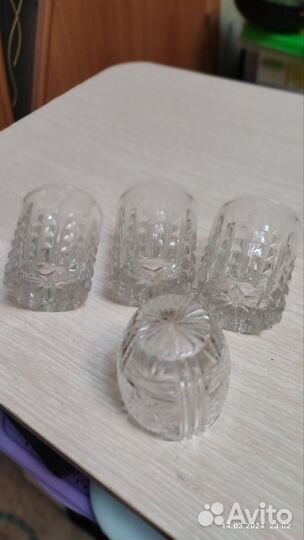 Штофы и графины СССР цветное стекло