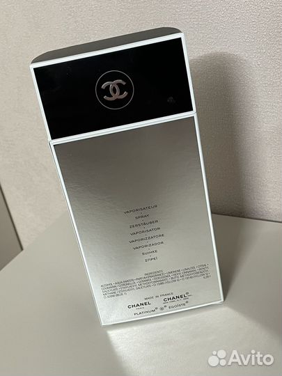 Туалетная вода Chanel egoiste platinum оригинал