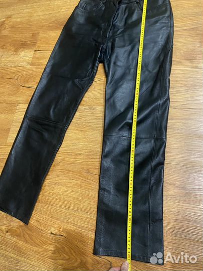 Кожаные брюки женские 44 46