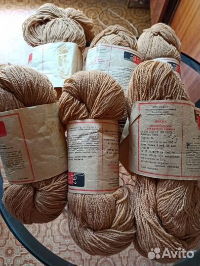 Пряжа для вязания шерсть СССР