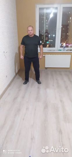 Укладка ламината, кварцвинил, линолеум, плинтус