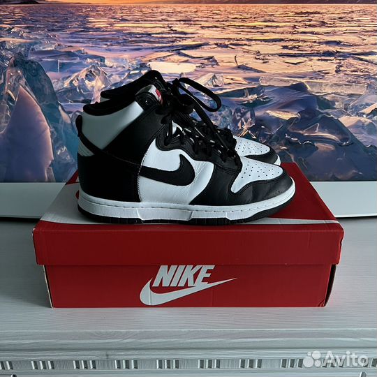 Кеды Nike dunk high panda на 36-36,5