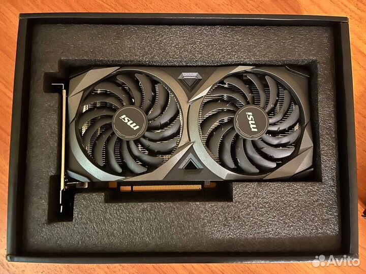 Видеокарта MSI GeForce RTX 3060 ventus 2X на 8GB